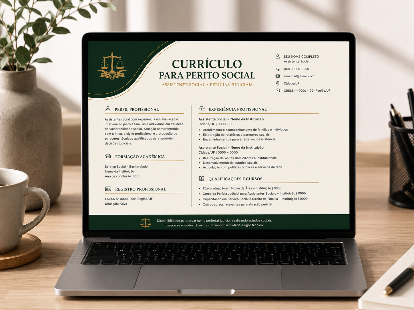 Currículo para Perito Social