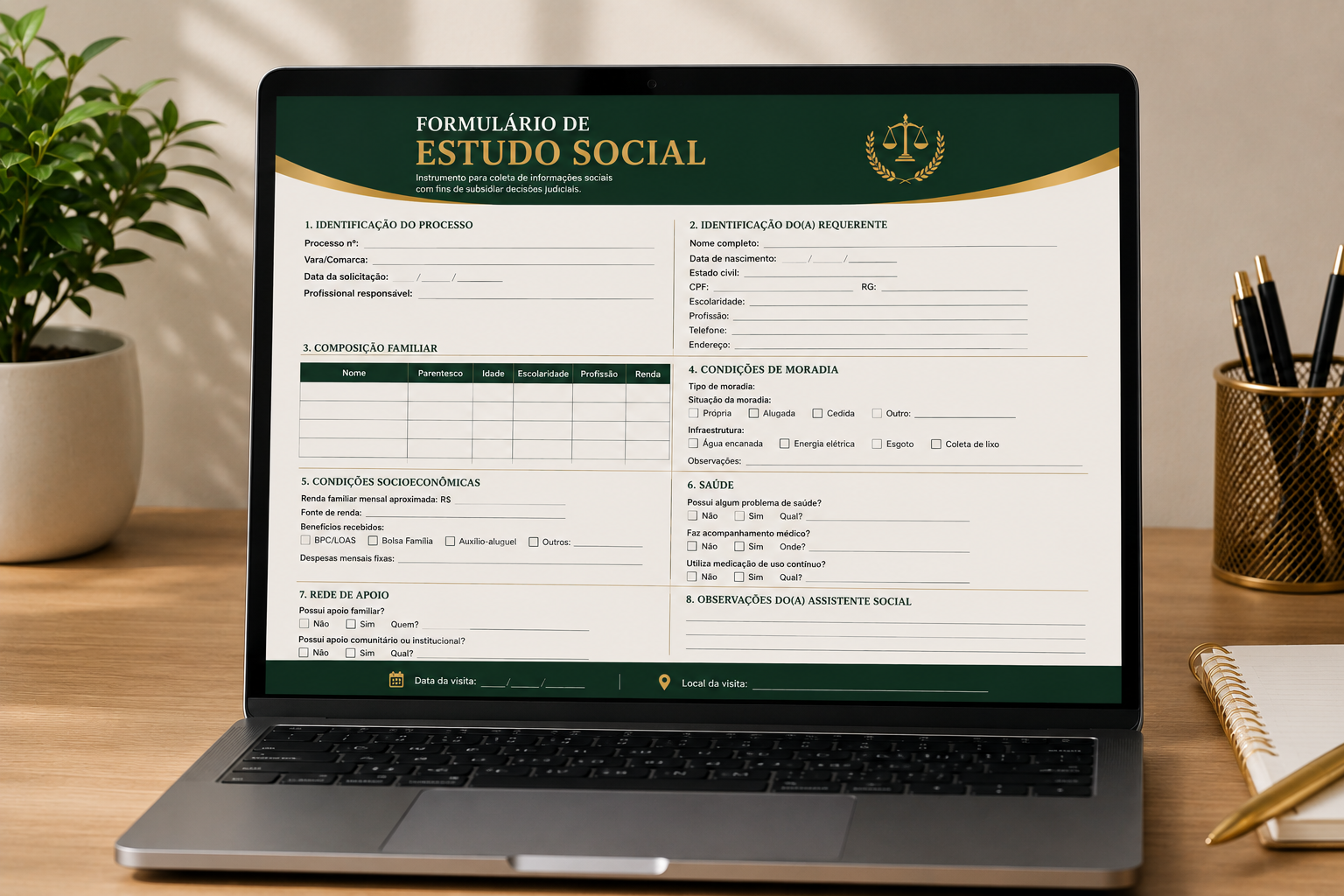 Formulário de Estudo Social