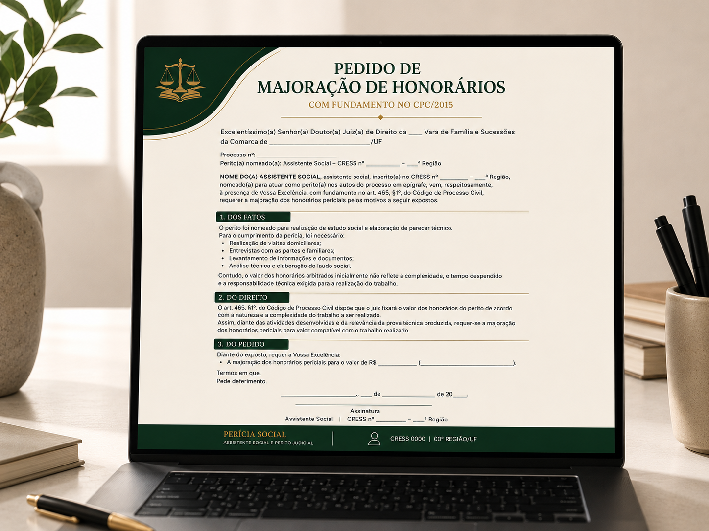 Pedido de Majoração de Honorários