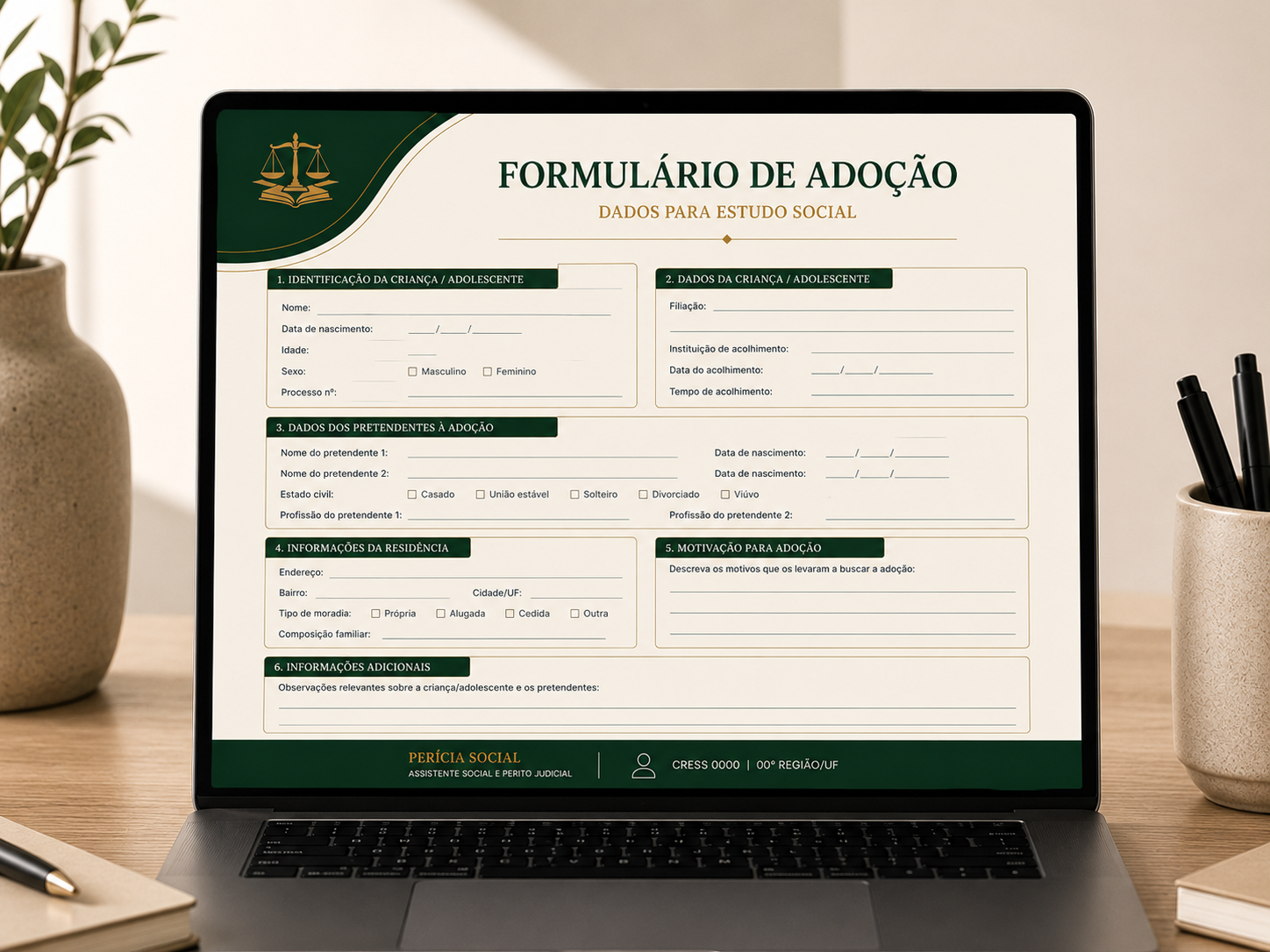 Formulário de Adoção