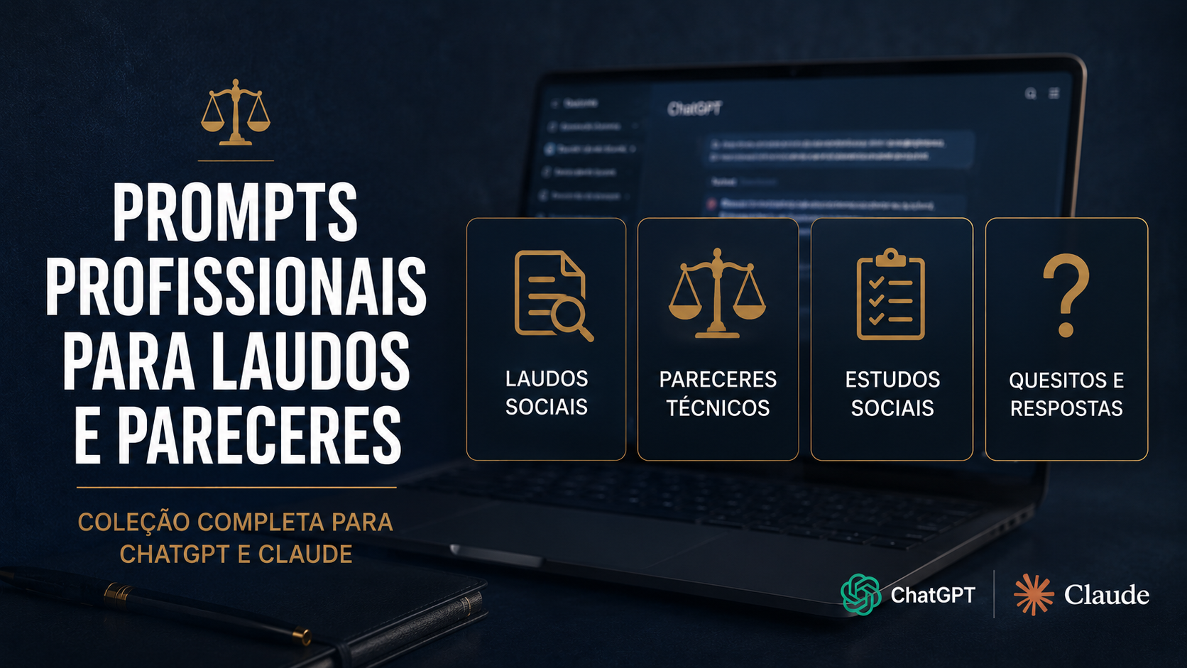 Prompts Profissionais para Laudos e Pareceres com IA